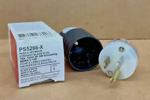 Enchufe de hoja recta Pass & Seymour PS5266X 15A 125V - Imagen 1 de 2