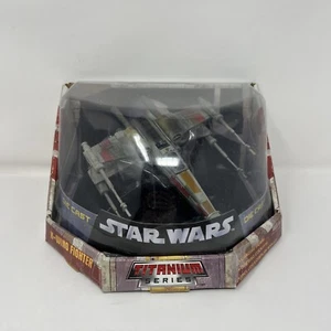 Star Wars Titanium Series Die Cast 6" X-Wing Fighter 2005 #85826 New - Picture 1 of 7