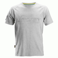 Snickers 2580 Logo T-Shirt Dark Blue Melange