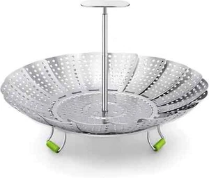 Steamer Basket, 3rd Generation Stainless Steel Vegetable - Picture 1 of 2