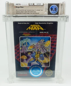 Nintendo NES *Mega Man* WATA 8.5 CIB "Dr. Wright" Redondo SOQ NTSC Primera Impresión - Imagen 1 de 9