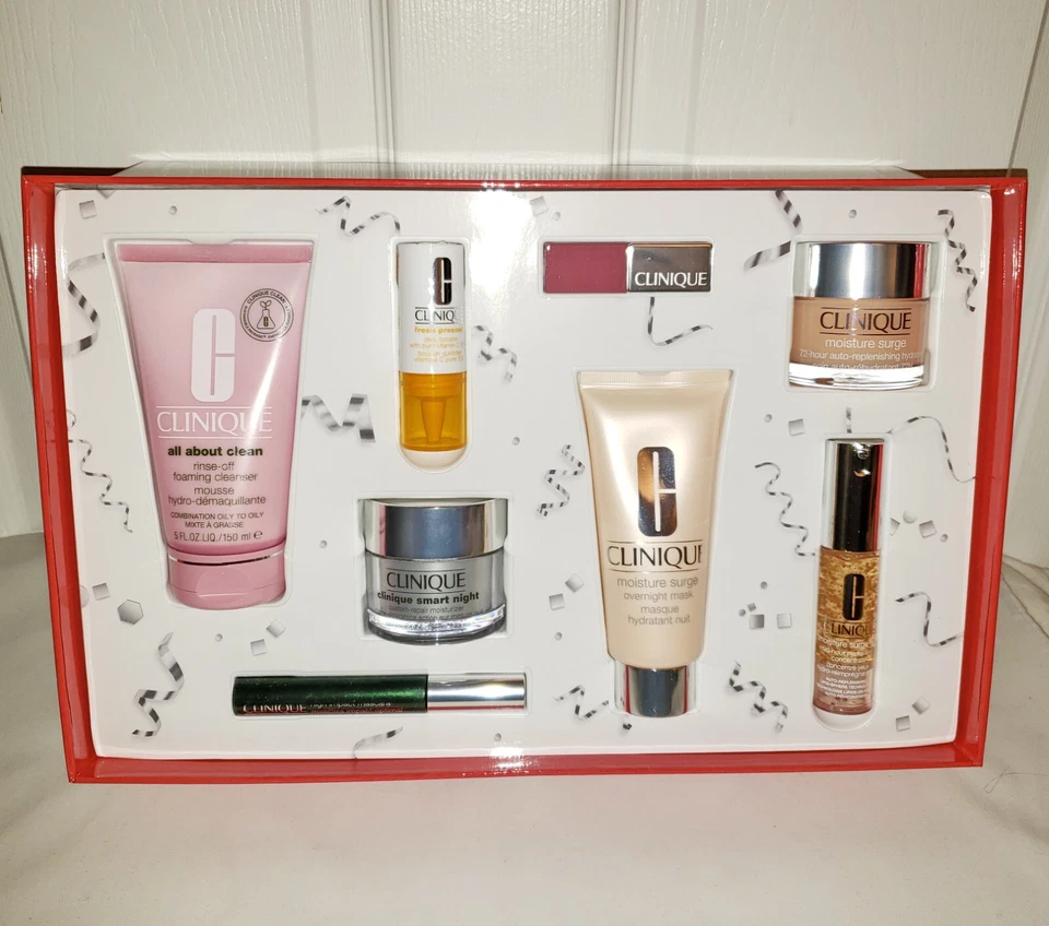 Clinique Skin Cleanser Mask Night Repair Moisture Surge Eye Gel Lipstick PICK - Image 1 of 1