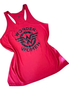 Badger Sport Women’s Red Wonder Woman Graphic Tank Top Activewear XL - Picture 1 of 6