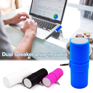 3.5MM In Stereo Mini Speaker Portable Speaker MP3 Music Player Insert Speaker - Picture 1 of 10