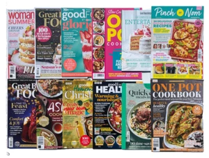 12 GOOD FOOD etc MAGAZINE BACK ISSUES FROM 24 / 25 NEW BUT SLIGHT DAMAGED COVERS - Picture 1 of 1