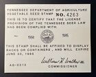 Tennessee State Revenue - Vegetable Seed Stamp #PS23a - MNH - sound - TN