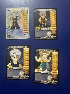 DBZ CCG TCG KID TRUNKS 1-3 + HT WGS WORLD GAMES SAGA DRAGON BALL Z UNLIMITED - Picture 1 of 10