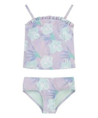 Juego Tankini Hurley Niña (Niños Pequeños) 1130 Luz Orquídea Talla 6X Foto 1 de 2