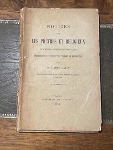 Notizen über die Priester und Ordensleute des alten Erzdiakons Avallon 1898 (L7B) - Bild 1 von 7