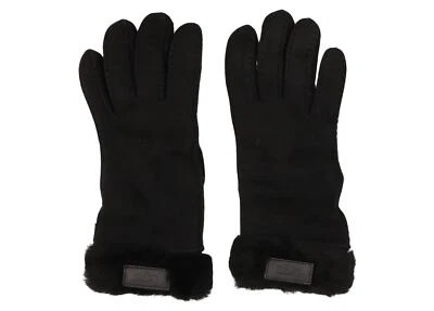 Guante para mujer UGG 301783 Turn Cuff negro talla pequeña Foto 1 de 2