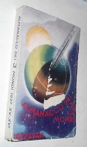 ALMANACCO DEI 3 MONDI 1937 (C) raro LEGGI - Picture 1 of 1