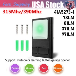 Multi-Functions Garage Door Opener Remote For Craftsman Chamberlain LiftMaster - Imagen 1 de 12