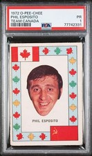 1972 O-PEE-CHEE OPC TEAM CANADA PHIL ESPOSITO PSA 1