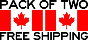 TWO CANADA FLAG DECALS CANADIAN FLAG VINYL STICKER MAPLE LEAF WINDOW TRUCK DOOR - Picture 1 of 4