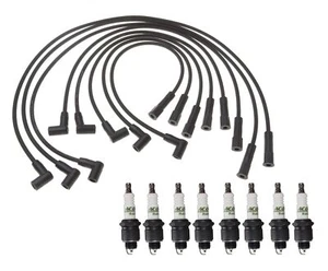 Professional Ignition Wire Set & 8 ACDelco Spark Plugs Kit For Buick Pontiac V8 - Picture 1 of 1