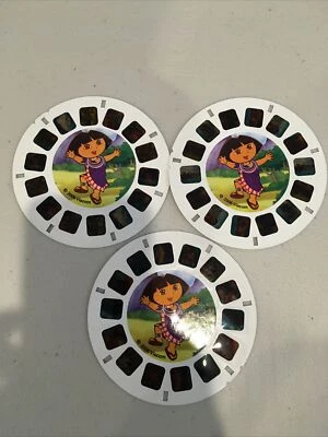2006 Dora the explorer world adventure view-master lot of 3 reels reels A B C - Image 1 of 4