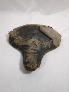 Sella sella bici d'epoca antica INDOSSATA vecchia scuola ricambi bici originali - Foto 1 di 5