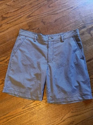 SOUTHERN TIDE Men's 36W True NAVY Blue Mini GINGHAM SKIPJACK Shorts EUC - Image 1 of 4
