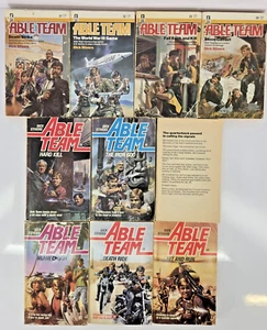 10 Able Team Books #21 - #30 Series - Dick Stivers - Paperback - Imagen 1 de 6