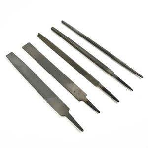 5*/set 6inch Industrial Steel Files Set Flat/Round/Half Round/Triangle/Square - Picture 1 of 22