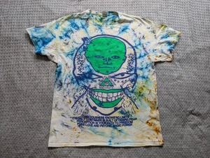 Psychedelic Spirit Shirt Mens Large Tie Dye Blue Green Graphic Art Magic Power - Picture 1 of 12