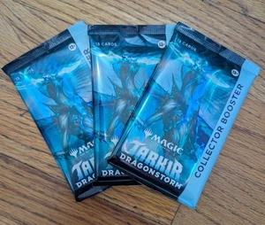 3x Magic The Gathering Tarkir Dragonstorm Collector Booster Packs - Bild 1 von 1