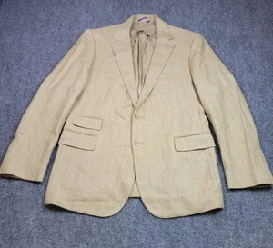 Ralph Lauren Purple Label Kent Zeckengewebe Jacke Herren 40R beige Blazer $ 2.295 - Bild 1 von 12