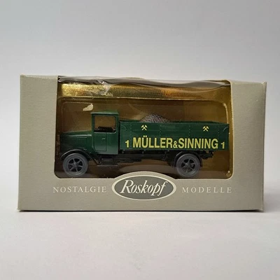 Roskopf 1:87,Serie Nostalgie,Mercedes L 5 Köhlenwagen,"Müller & Sinning", nr.332 - Bild 1 von 4