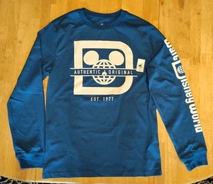 NEW Disney Parks Walt Disney World Long Sleeve T-shirt Adult Small Blue - Picture 1 of 5