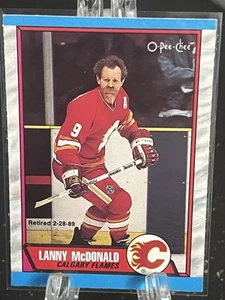 LANNY MCDONALD----1989-90 O PEE CHEE---CALGARY FLAMES--PACKFRISCH--KOSTENLOSER VERSAND - Bild 1 von 2