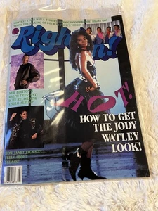 Vintage Right On Magazin Juni 1987 mit Janet Jackson & Jody Watley Cover - Bild 1 von 14