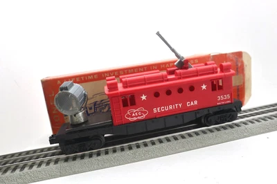 Lionel Original Postwar O, #3535 AEC Security Car with Rotating Light, C-7 EX/OB - Image 1 of 4