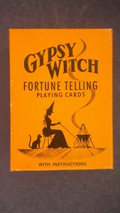 vintage Gypsy Witch fortune telling cards original box w/ Instruction Halloween - Picture 1 of 18