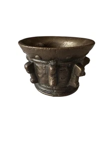 Antiker schwerer Bronzeguss Mörser - Apotheker Sammlerstück 18. Jahrhundert - Bild 1 von 5