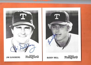 Buddy Bell & Sunberg R Autographed 5x7 Photo - In person obtained - Picture 1 of 1