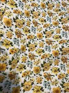 Waverly EAST BAY Floral Home Decor Drapery Upholstery Fabric BTY Yellow Blue - Picture 1 of 11