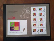 timbres France collector bloc personnalisé carré d'encre 1er anniversaire 365 ex