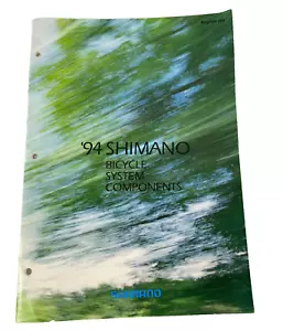 1994 Shimano Bicycle System Components Bike Parts Catalog English Version - Picture 1 of 6