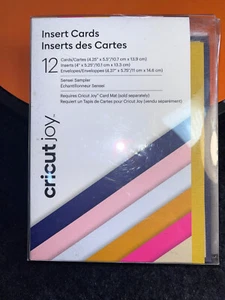 Cricut Joy Insert Cards + envelopes 12 New Sensei Sampler - Picture 1 of 3