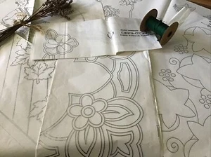 10 Vintage Deighton’s Silver Transfers x10 Designs. Assorted Patterns - Picture 1 of 5