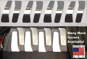 2014-2019 Corvette C7 8pc ENGINE INTAKE COVER KIT Polish Stainless chrome dress - Picture 1 of 6