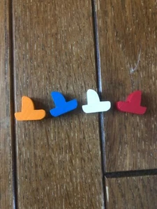Catan Seafarers Expansion Replacement Player Ships, One Of Each Color Red Orange - Picture 1 of 1