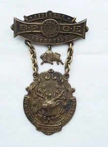 1905 Benevolent & Protective Order of Elks Buffalo NY Medal T - Picture 1 of 2