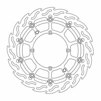 Husqvarna TE 511 2011-2013 Moto Masters Supermoto Front Racing Flame Front Brake - Image 1 of 4