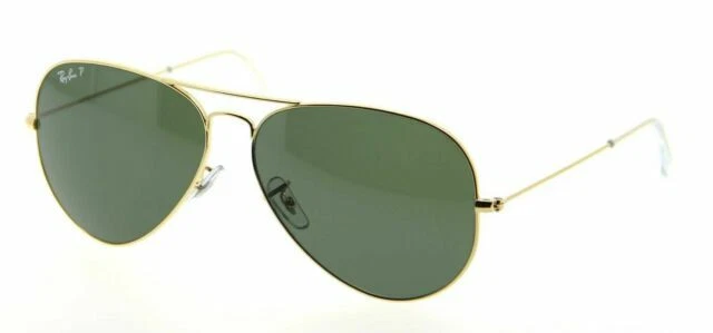 Ray-Ban RB3025 Aviator Men's Sunglasses - Gold