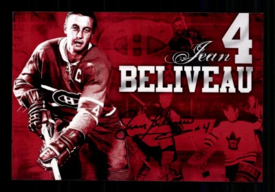 Jean Beliveau Kanadischer Eishockeyspieler NHL All Star Original + 241445 - Bild 1 von 2