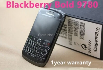 Blackberry Bold 9780 Black GPS GSM 3G Original Unlocked QWERTY Smartphone - Image 1 of 4