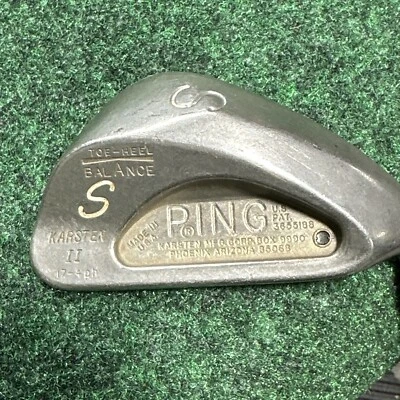 Ping Karsten II Black Dot SW Sand Wedge Factory RH ZZ-Lite Steel Stiff ~35” - Image 1 of 4