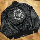 Vintage Paul Swain and The Lost Creek Band Texas Contry Satin Bomber Jacket SZ L