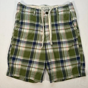 Vintage Abercrombie & Fitch Shorts Mens Plaid  Drawstring Y2K Grunge Size 34 - Bild 1 von 9
